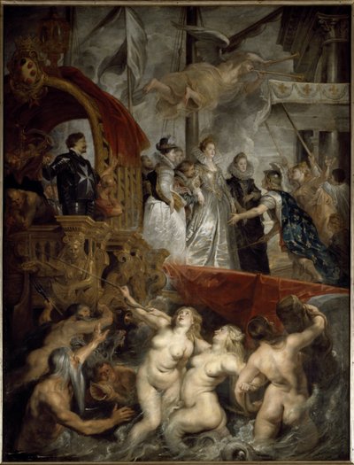 O Cascatel de Maria de Medicis no Porto de Marselha em 3 de Novembro de Peter Paul Rubens