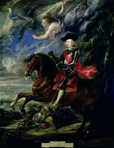 O Cardeal Infante Ferdinand na Batalha de Nordlingen, c.1634 de Peter Paul Rubens