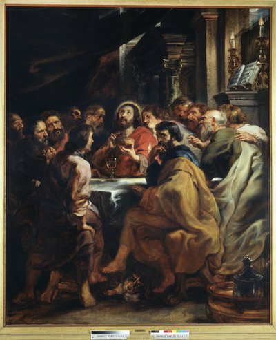 O Cenáculo, 1631-32 de Peter Paul Rubens