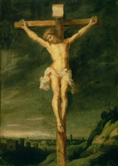 A crucificação (óleo sobre tela) de Peter Paul Rubens