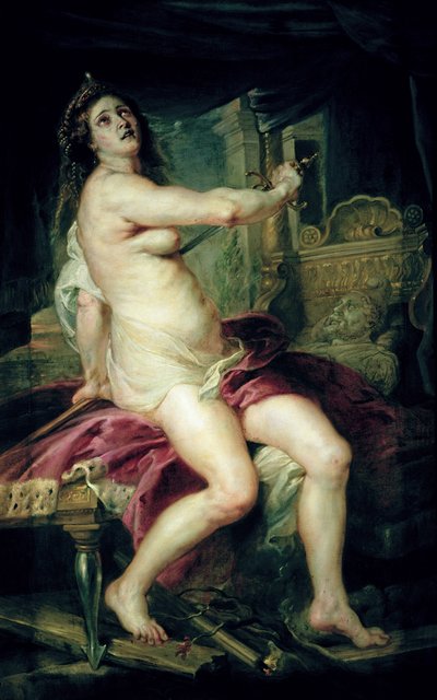 The Death of Dido (óleo sobre tela) de Peter Paul Rubens