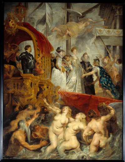 O Debarkment de Marie de Medicis no porto de Marselha em 3 de Novembro de Peter Paul Rubens