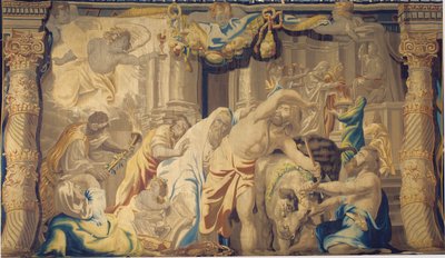 A Eucaristia vence os sacrifícios pagãos, Bruxelas, segunda metade do século XVII de Peter Paul Rubens