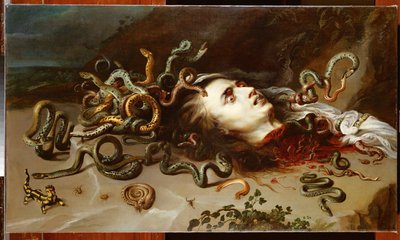 A Cabeça da Medusa, c.1618 (óleo sobre tela) de Peter Paul Rubens