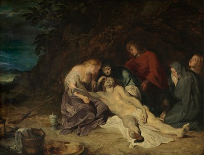 A Lamentação sobre o Cristo Morto (óleo sobre tela) de Peter Paul Rubens