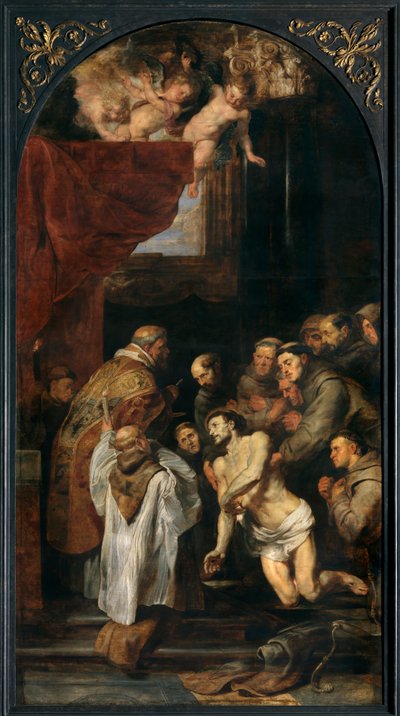 A Última Comunhão de Francisco de Assis de Peter Paul Rubens