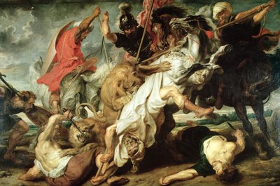 A Caça ao Leão de Peter Paul Rubens