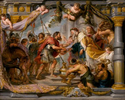 O Encontro de Abraão e Melquisedeque, c.1626 de Peter Paul Rubens