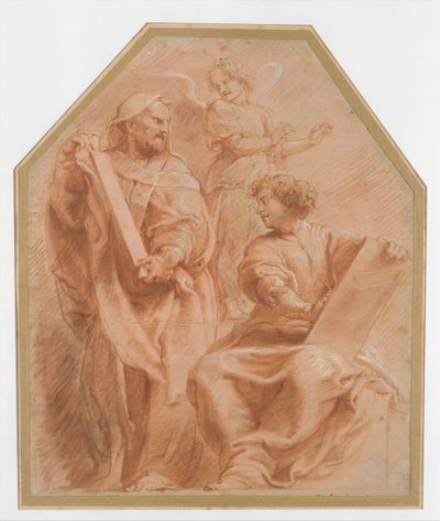 Os Profetas Davi e Daniel, c. 1601-2. de Peter Paul Rubens