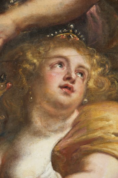 The Rubens Ceiling, Banqueting House, Whitehall, c.1629-34 (óleo sobre tela) de Peter Paul Rubens