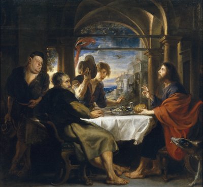 A Ceia em Emaús, 1638 de Peter Paul Rubens