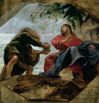 A Tentação de Cristo, 1620 de Peter Paul Rubens