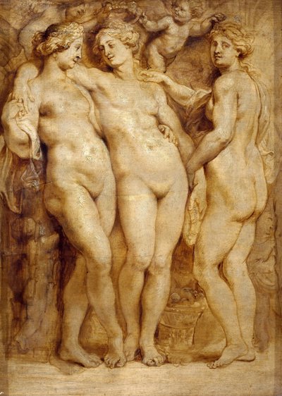 As três graças, ca 1620-1623. de Peter Paul Rubens
