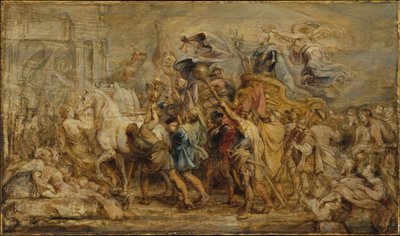 O triunfo de Henrique IV, c.1630 de Peter Paul Rubens