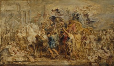 O triunfo de Henrique IV, ca. 1630. de Peter Paul Rubens