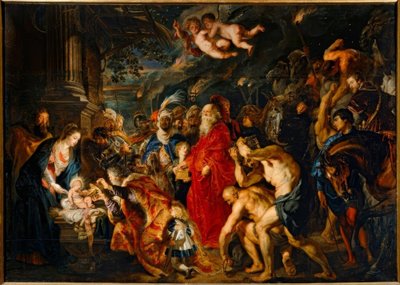 A adoração dos três Reis Magos de Peter Paul Rubens