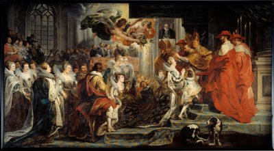 A coroação de Maria de Médicis de Peter Paul Rubens