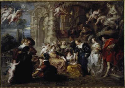O jardim do amor - óleo sobre tela de Peter Paul Rubens