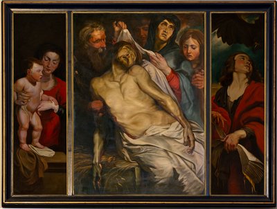 A lamentação sobre o Cristo morto de Peter Paul Rubens