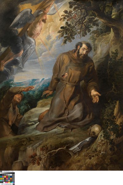 A estigmatização de São Francisco de Assis de Peter Paul Rubens