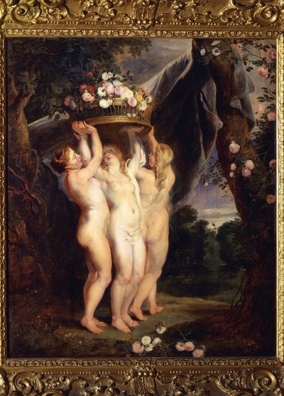 As três graças (óleo sobre tela de Peter Paul Rubens