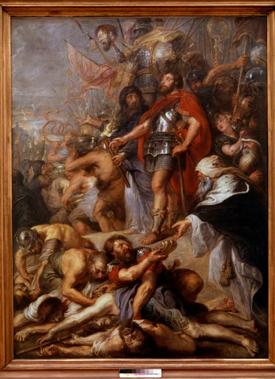 O triunfo de Judas Macchabee Judas Maccabee (ou Macabee), apelidado de martelo, sucessor de seu pai Matathias (Mathathias, Mattathias) à frente da revolta dos judeus contra a opressão dos Seleucidas na época do regimento de Antiocho de Peter Paul Rubens