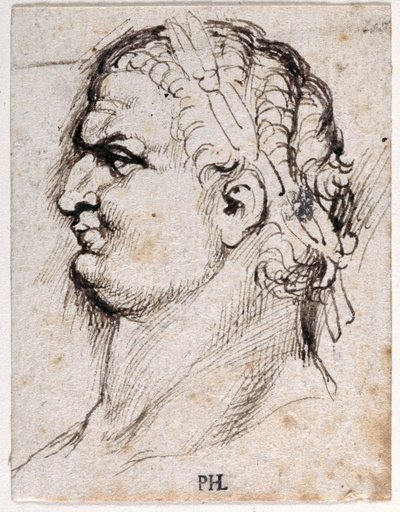Titus, de dez desenhos de oito dos primeiros doze Césares, depois das medalhas de Giovanni da Cavino (caneta e tinta sobre papel) de Peter Paul Rubens