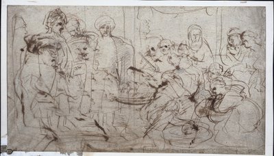 Tômiris com a Cabeça de Ciro (verso) de Peter Paul Rubens