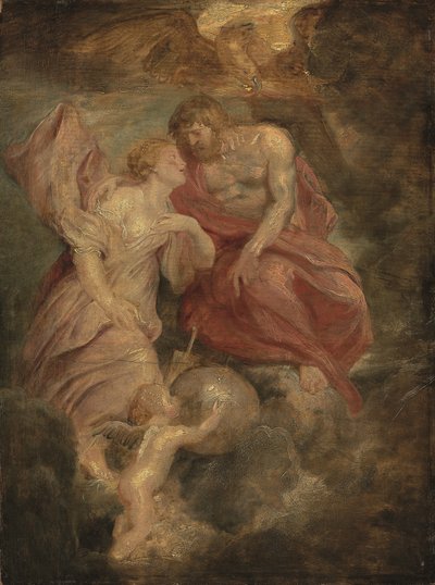 Vénus em substituição de Júpiter (óleo sobre painel de carvalho) de Peter Paul Rubens
