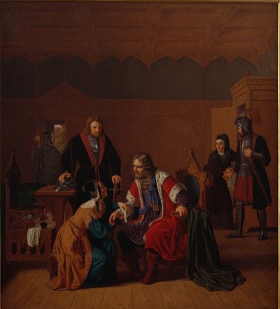 Valdemar o Grande está ligado à casa da mãe de Absalon, onde se refugiou após o atentado em Roskilde de Peter Raadsig