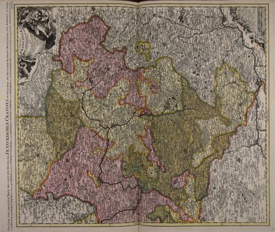 Circuli Franconiae pars orientalis et potior novissimè delineata ... de Peter Schenk the Elder