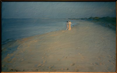 Noite de verão na praia sul, Skagen de Peder Severin Krøyer