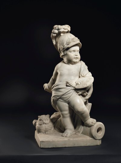 Putto representando a Aprendizagem e as Artes de Peter Van Den Branden