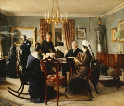 Chá da tarde de Peter Vilhelm Ilsted