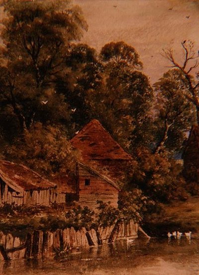 Uma velha casa de campo de Peter de Wint