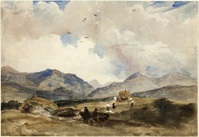 No País de Gales entre Bangor e Capel Curig de Peter de Wint