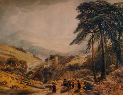 Matlock Village: Gleaners Returning, 1849, 1935 de Peter de Wint