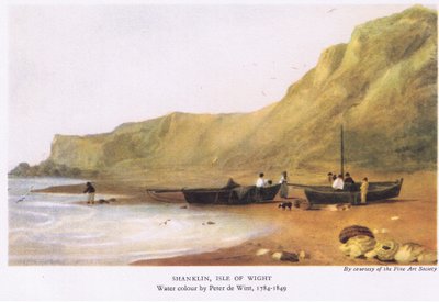 Shanklin, Ilha de Wight, 1945 de Peter de Wint