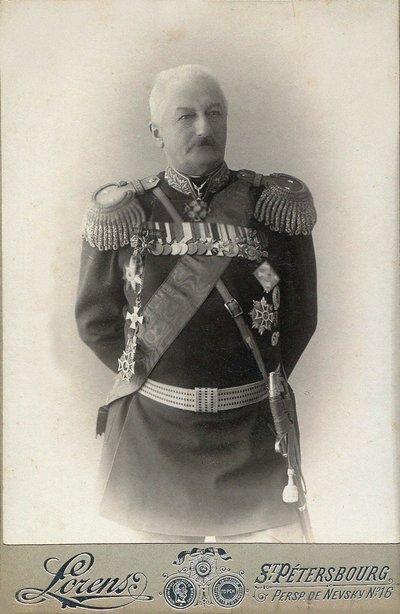 General Konstantin Pavlovich Prezhbiano 1840-1905, 1898. de Petersburg . Photo studio Alfred Lorens