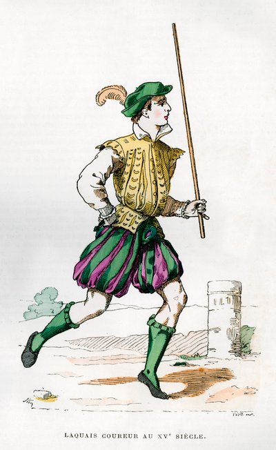 Mensageiro, século XV 1882-1884 de Petit