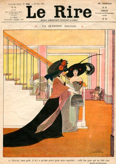 Capa de Le Rire, ou Riso, 29 de maio de 1909 de Petitjean