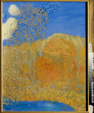 "Terres inondees" (Flood-Lands) Peinture de Pyotr Savvich Utkin (1877-1934) 1908 Dim 72x55,9 cm State Tretyakov Gallery, Moscovo de Petr Savvic Utkin