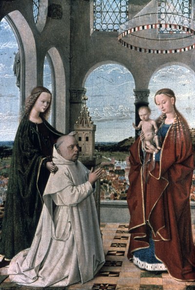 Madonna e criança, século XV de Petrus Christus