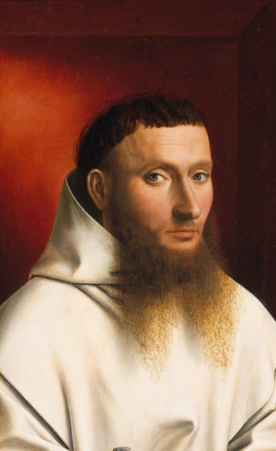 Retrato de um cartuxo, 1446. de Petrus Christus