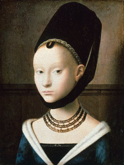 Retrato de uma jovem rapariga de Petrus Christus