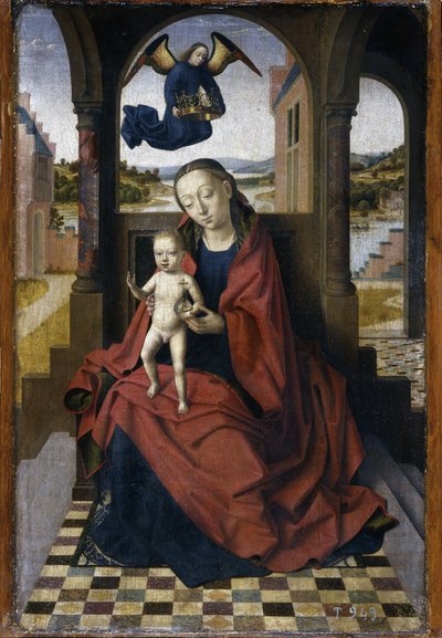 A Madonna e a Criança, 1460 de Petrus Christus
