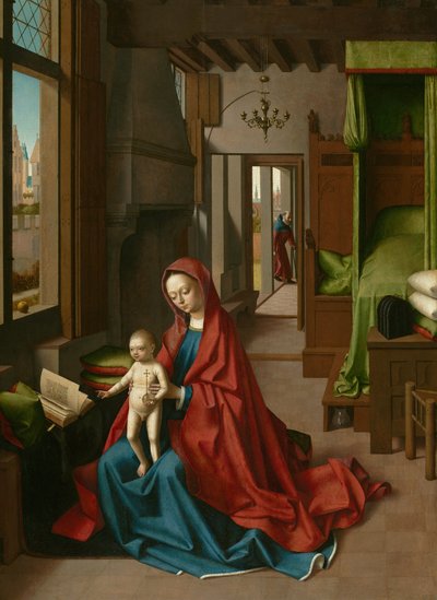 Virgem com o Menino em um Interior Doméstico de Petrus Christus