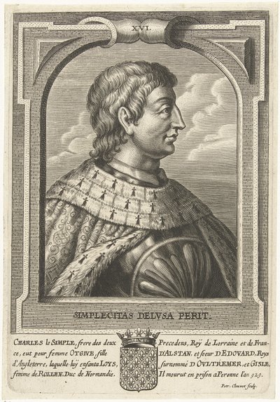 Carlos III, o Simples, Rei da Francia Ocidental de Petrus Clouwet