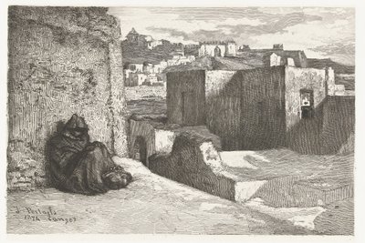 Vista de Tânger de Petrus Johannes Arendzen (attributed to)