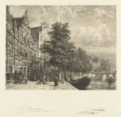 Vista da Herengracht de Petrus Johannes Arendzen